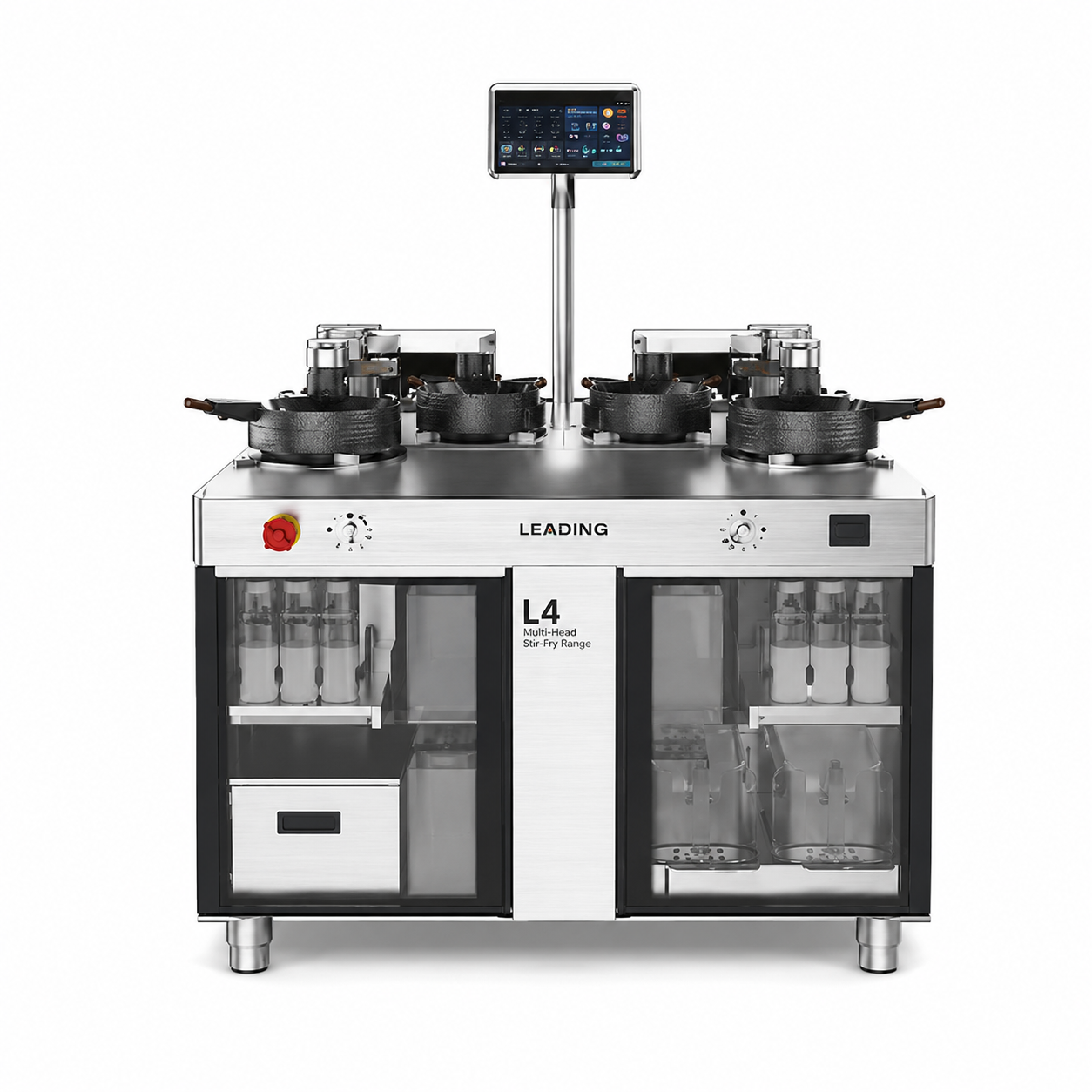 UTCOOK L4 Smart 4-Pot Multi-Head Cooking Range