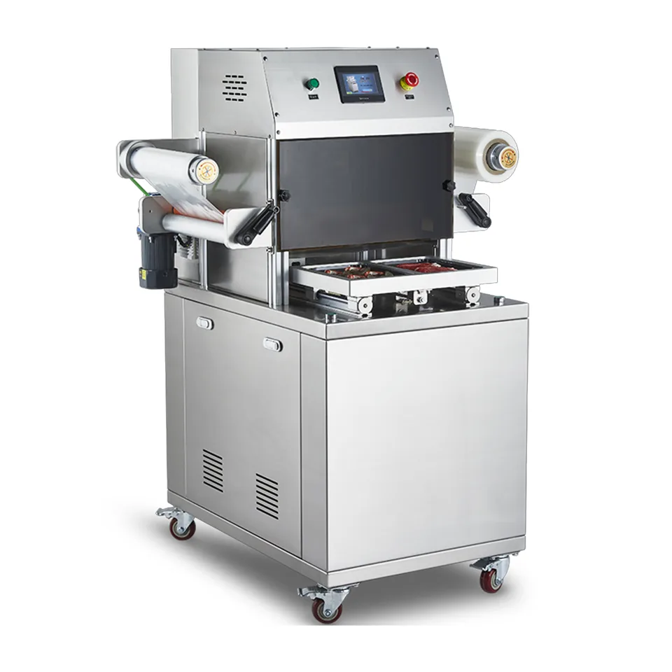DQ330VSL Vertical Skin Packaging Machine 63m³/h Vacuum High-Quality Food Sealer