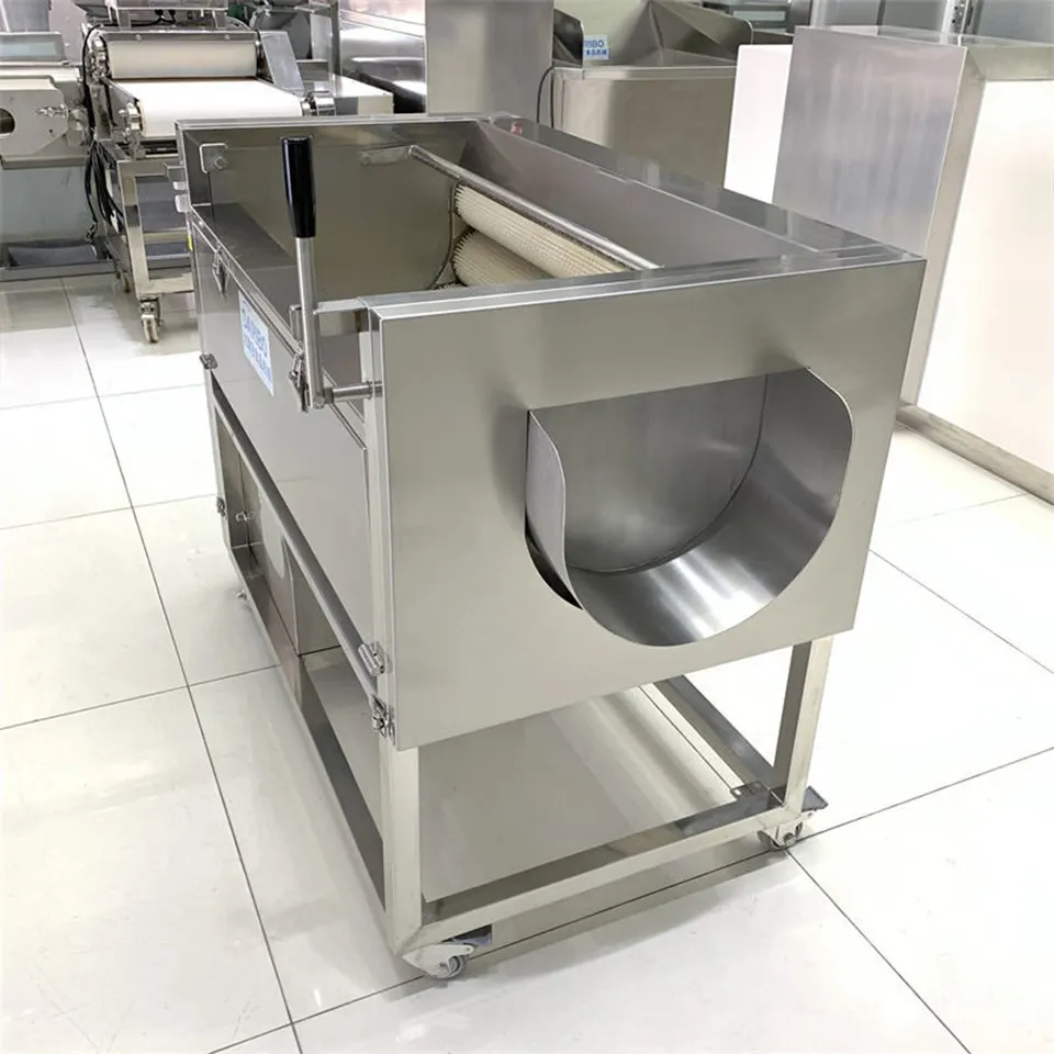 Máquina Comercial de Descascar Legumes DXC-1000 300-400kg/h em Aço Inoxidável