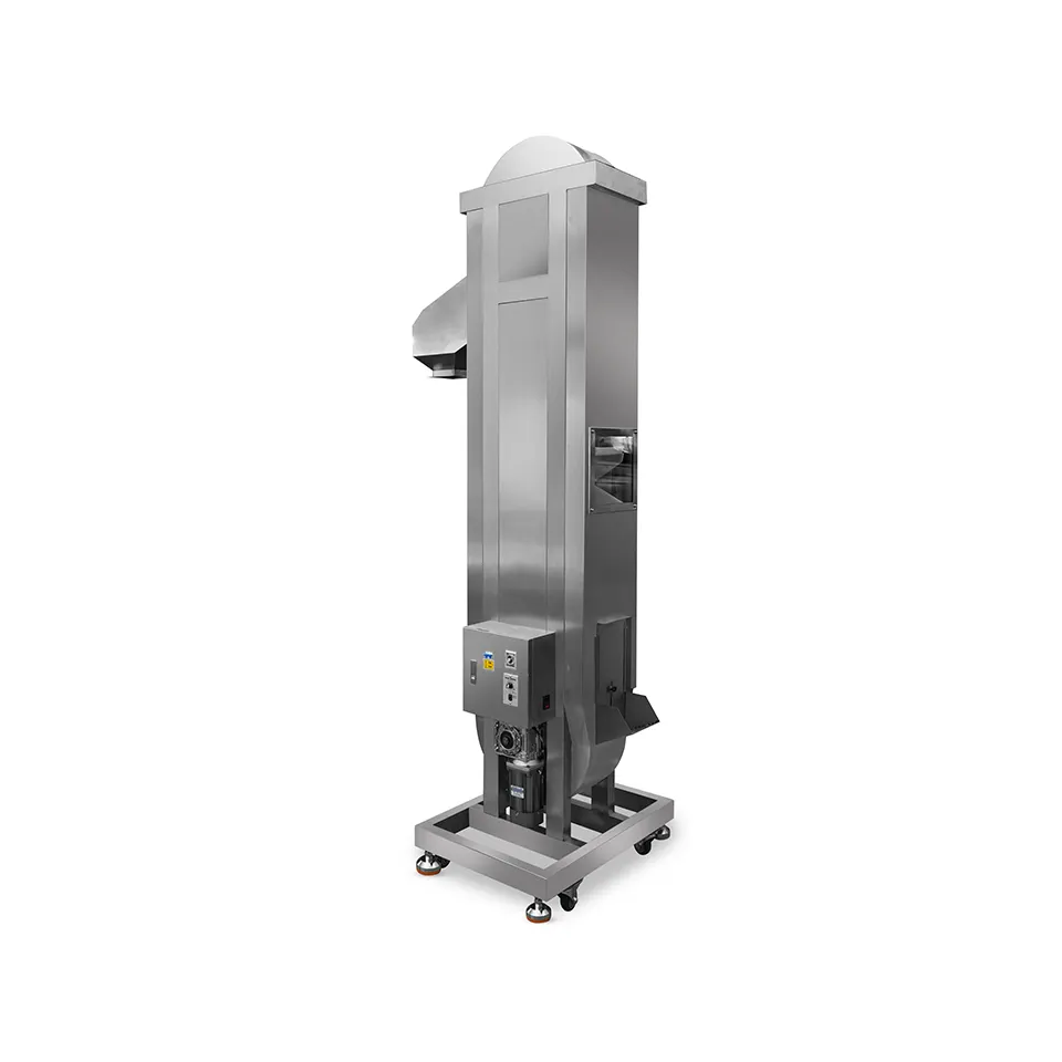 Elevator Baldi Berterusan dengan Kelajuan Tali Sawat 0.6 m/s dan Baldi 2.4 L