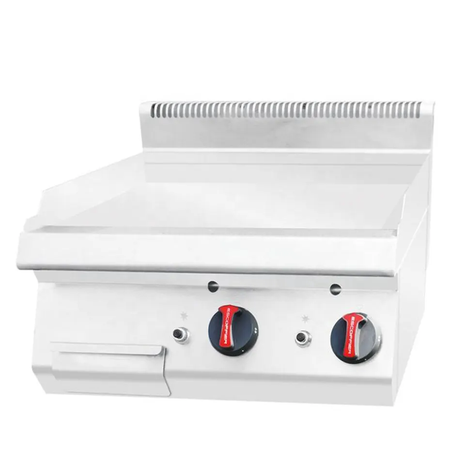 E-RQP-600X 8.5 kW Pemanggang Gas Padat Keluli Tahan Karat untuk Trak Makanan
