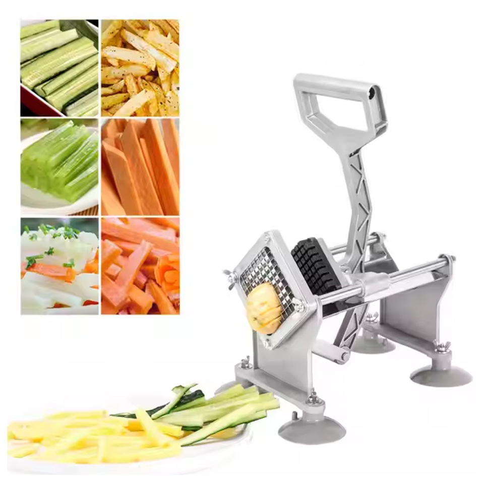 Cortador Manual de Patatas Fritas Fácil de Usar para Hogar y Restaurante