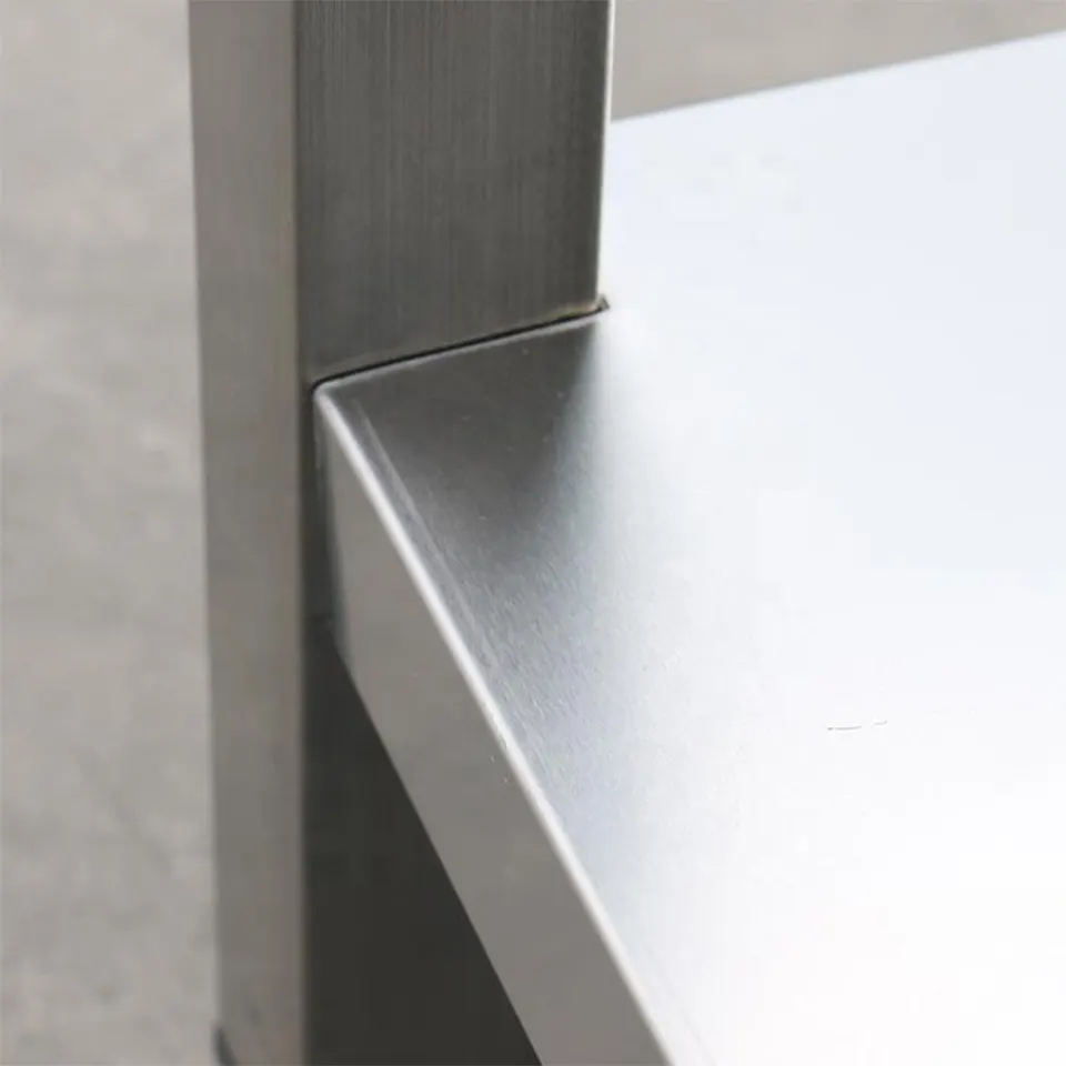 Évier compact simple cuve en acier inoxydable pour cuisines de restaurant