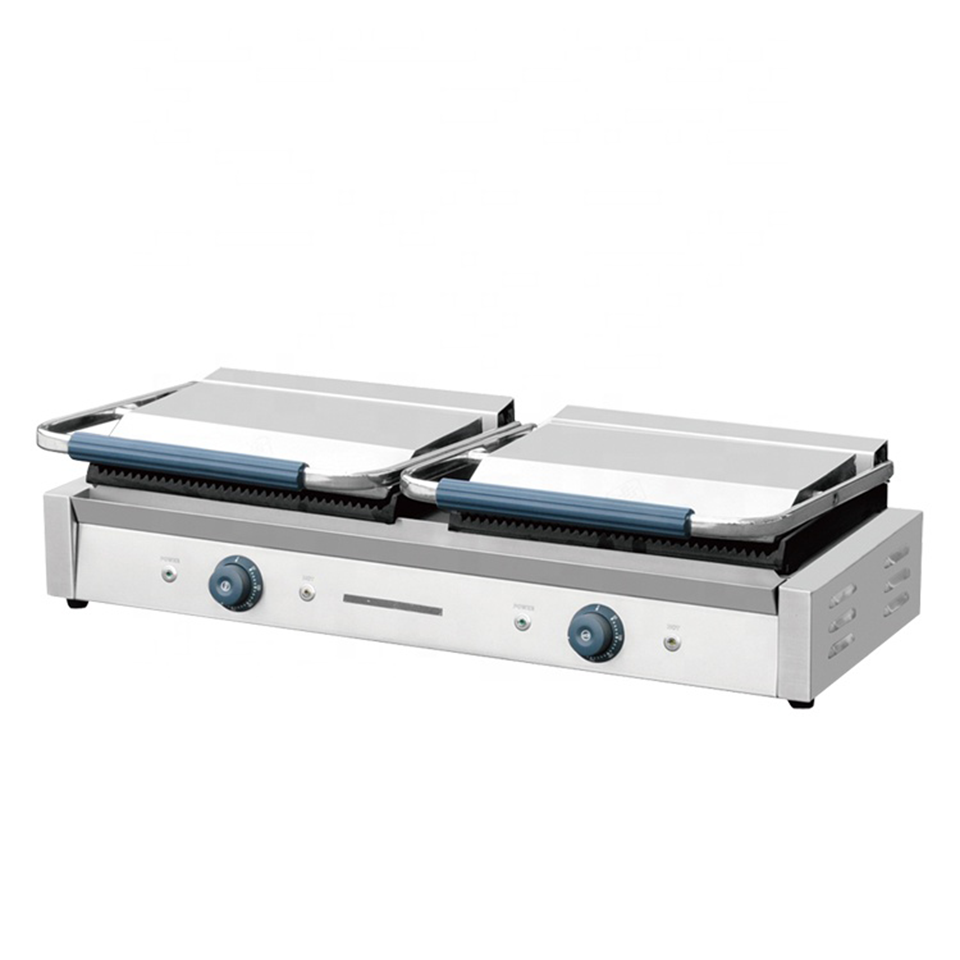 ماكينة وافل كهربائية E-DPX-13 بألواح قابلة للإزالة للمقاهي والمخابز