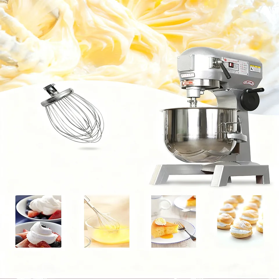 Professional Dough Mixer Stainless Steel Bowl 10-30L Capacity