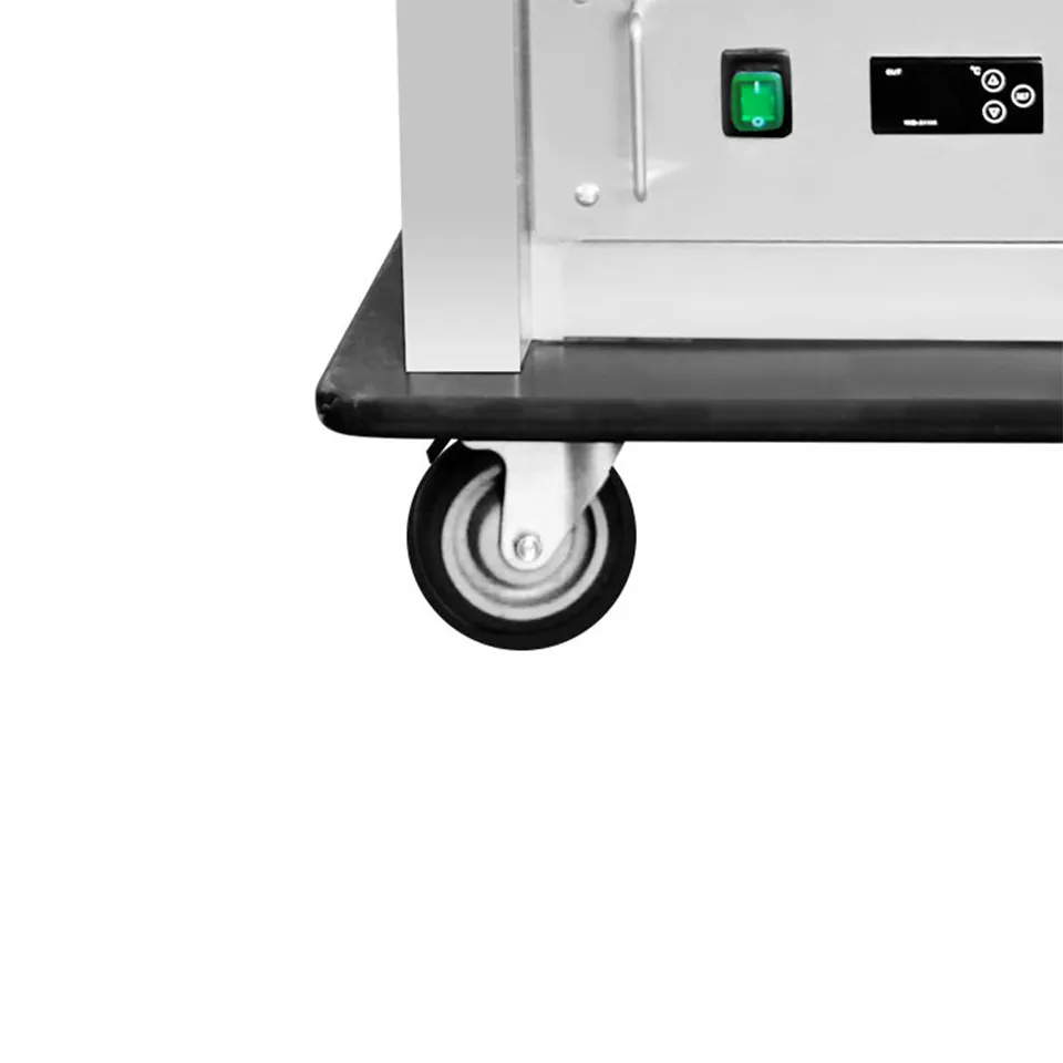 Chariot chauffant électrique commercial pour la restauration et les services alimentaires 30–85 °C
