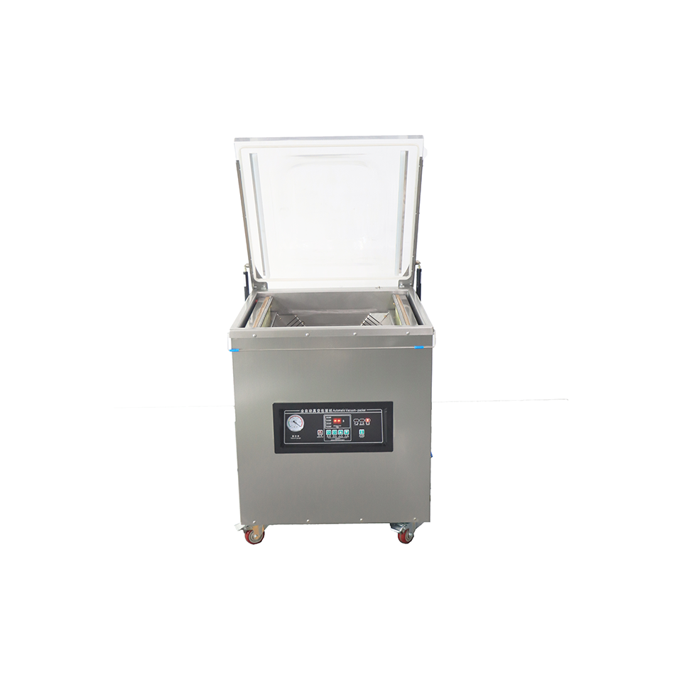 Machine d'emballage sous vide monochambre inclinée DZ-500/2E