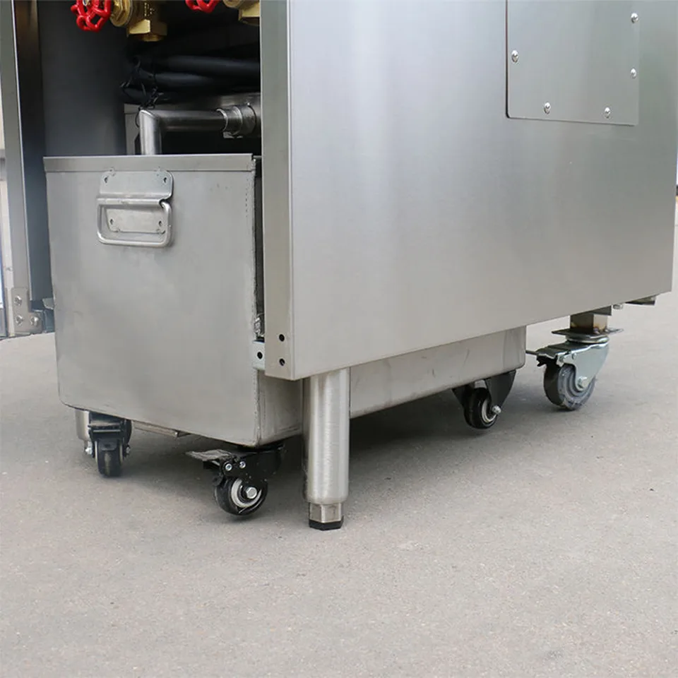 Commercial Electric Fryer E-DZ-800GF-4 with Filtration System 68L Oil