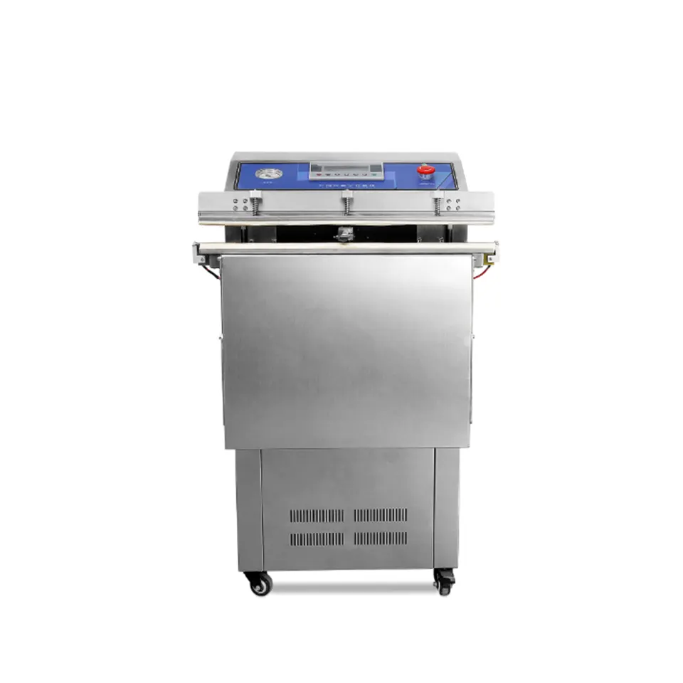 Pengedap Vakum Luaran Mendatar 600W 800W Keluli Tahan Karat Meterai 600hingga800mm