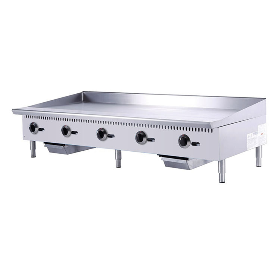 Plancha a Gas de 60" E-RQP-60 / E-RQP-60A Plato Grueso Parrilla Comercial