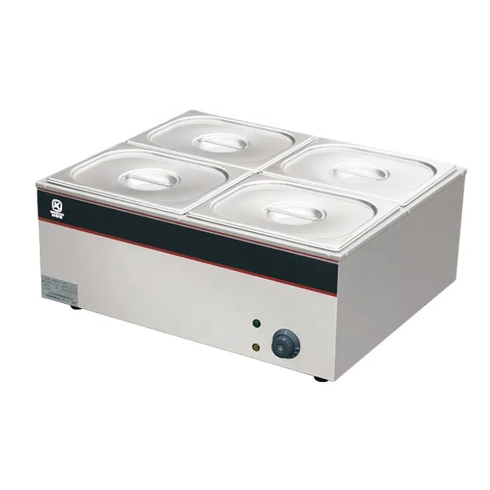 E-DT-600 Baño María Buffet Calentador de Sopa Caliente de Acero Inoxidable