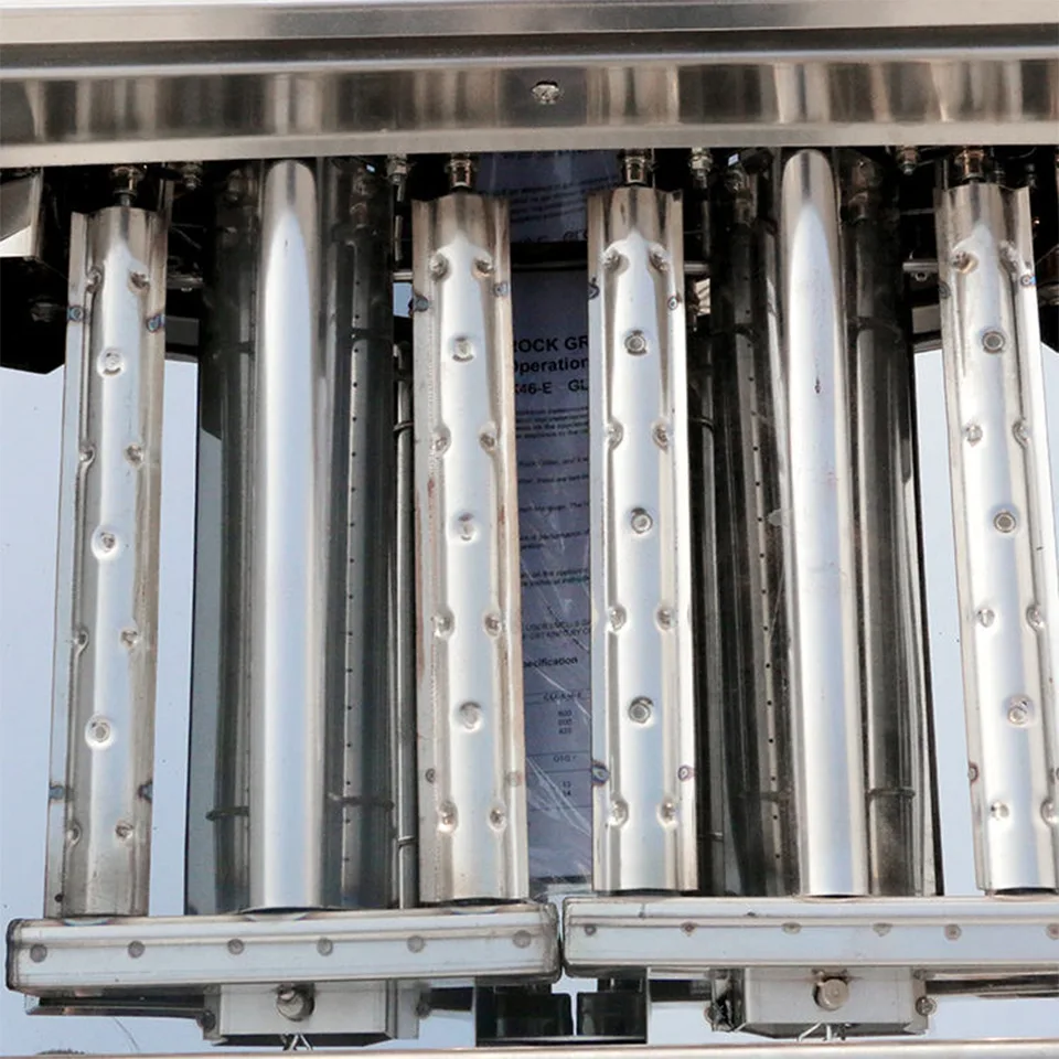 E-RQH-700X Grelhador Elétrico de Pedra Vulcânica Comercial em Aço Inoxidável