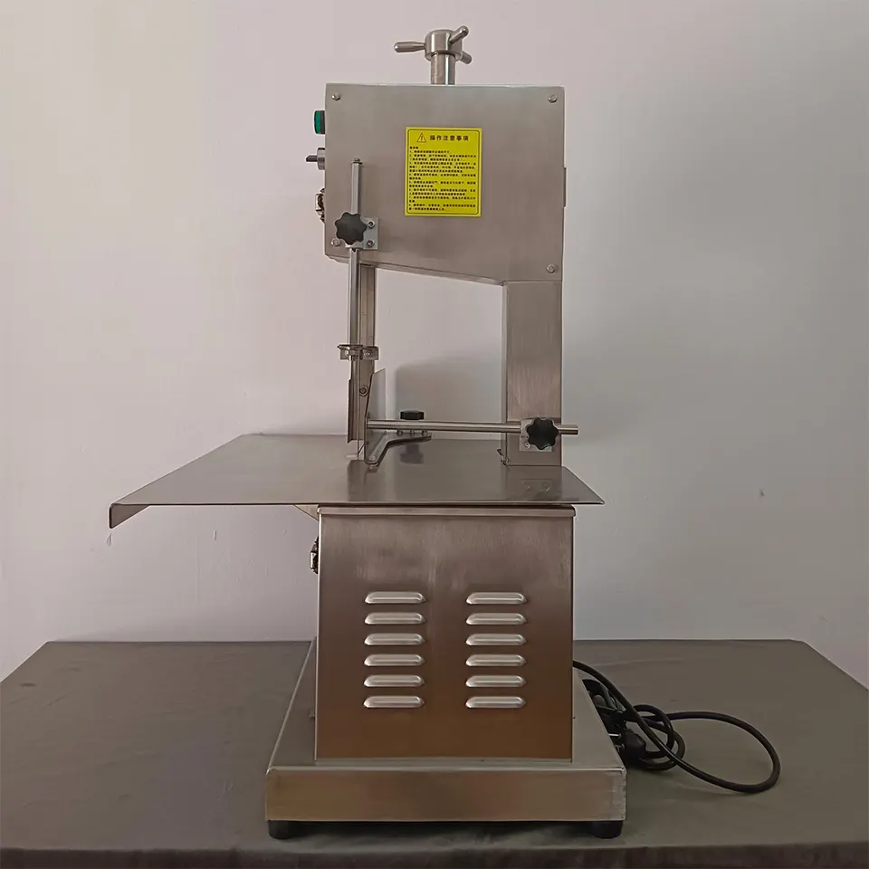 Serra Compacta para Ossos de Carne 1500W Aço Inoxidável para Carne Congelada e Ossos