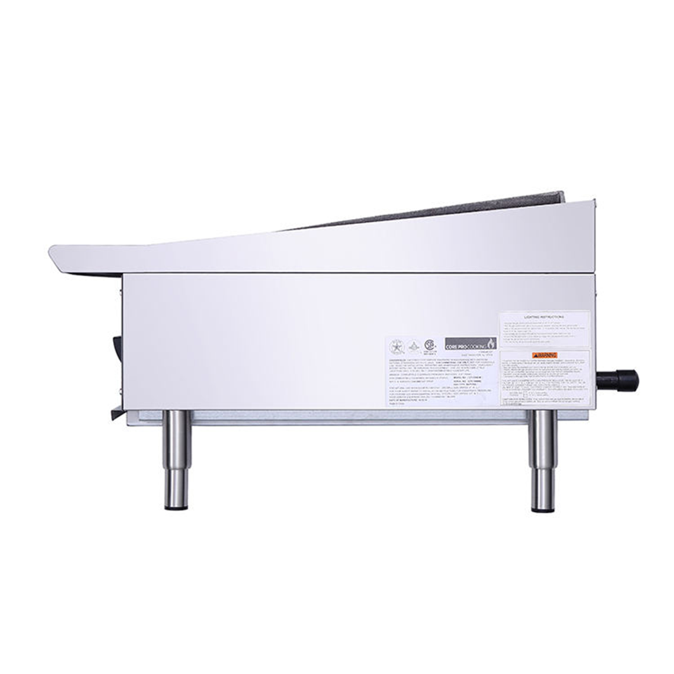Grelha a Gás Vertical Série KB-CB 10-41kW Combustível Duplo em Aço Inoxidável Comercial