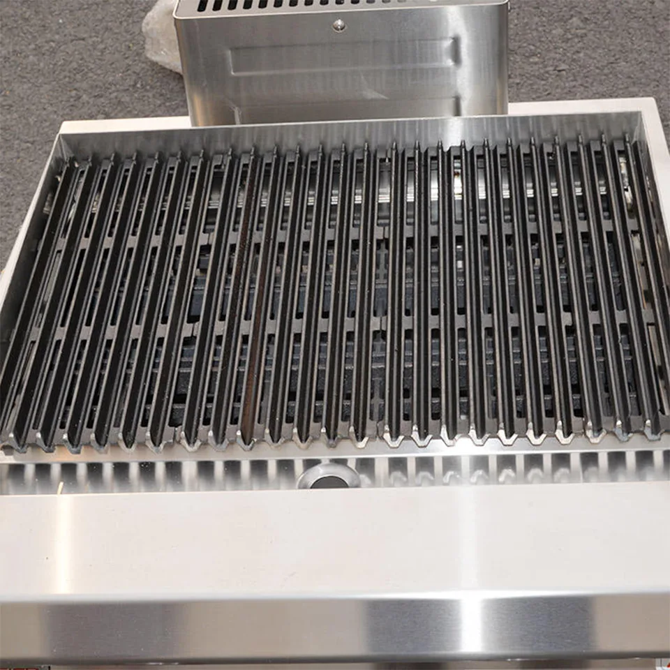 Parrilla Eléctrica de Alta Potencia E-RQH-600 16kW E-RQH-600X 11kW Acero Inoxidable