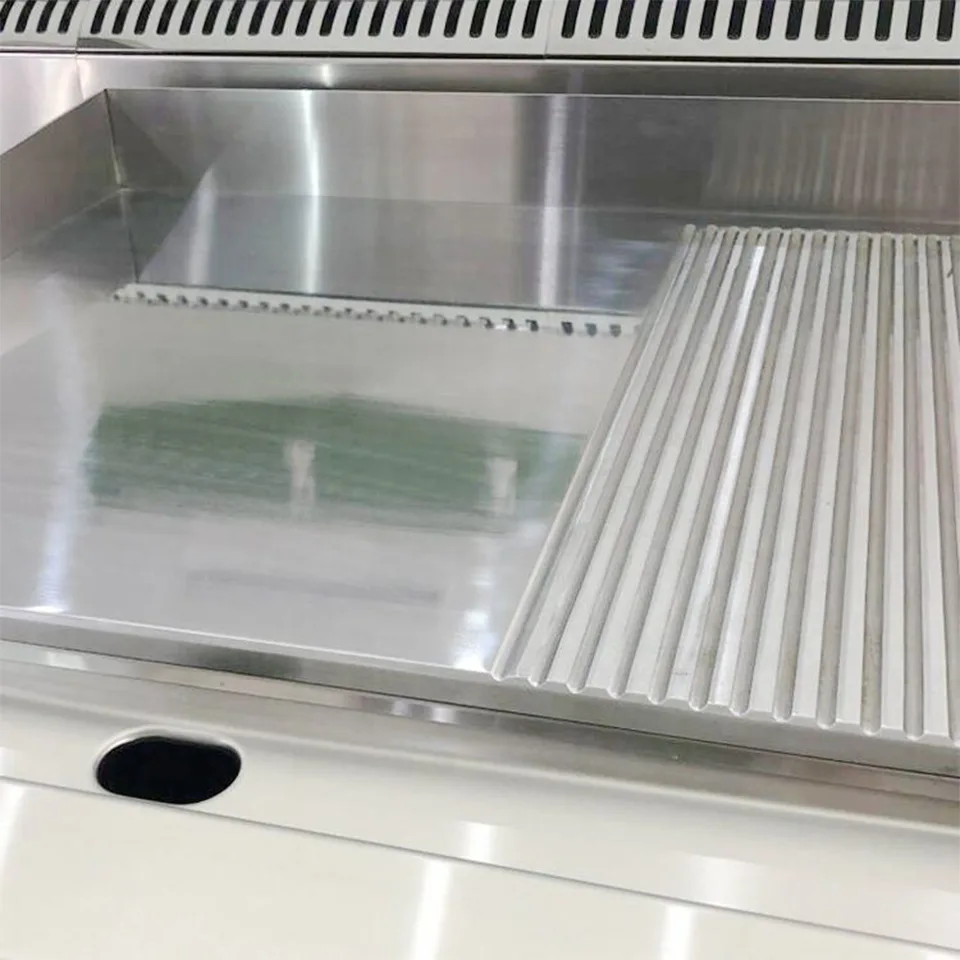 Gas Flat Griddle Commercial Model for Restaurant and Catering Kitchens XKE-RQP-900