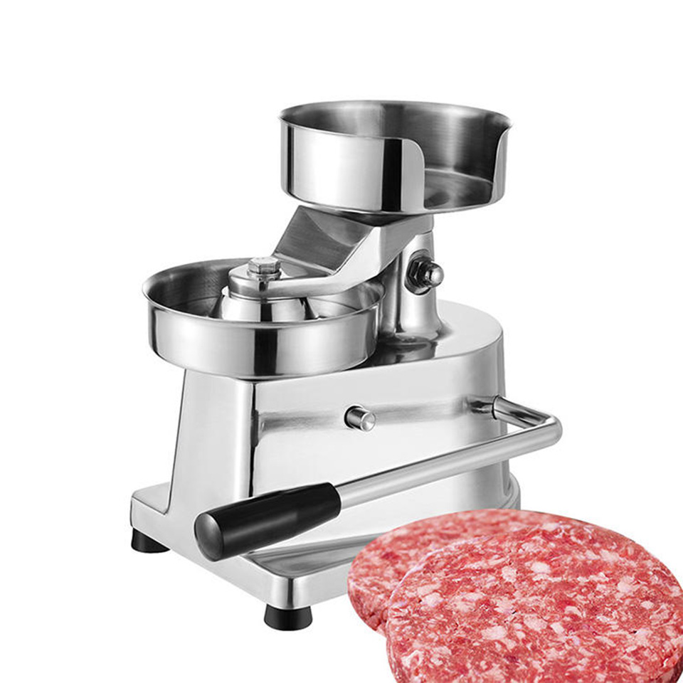 Prensa Manual para Hamburguesas de Tamaño Consistente, Perfecta para Barbacoas y Restaurantes