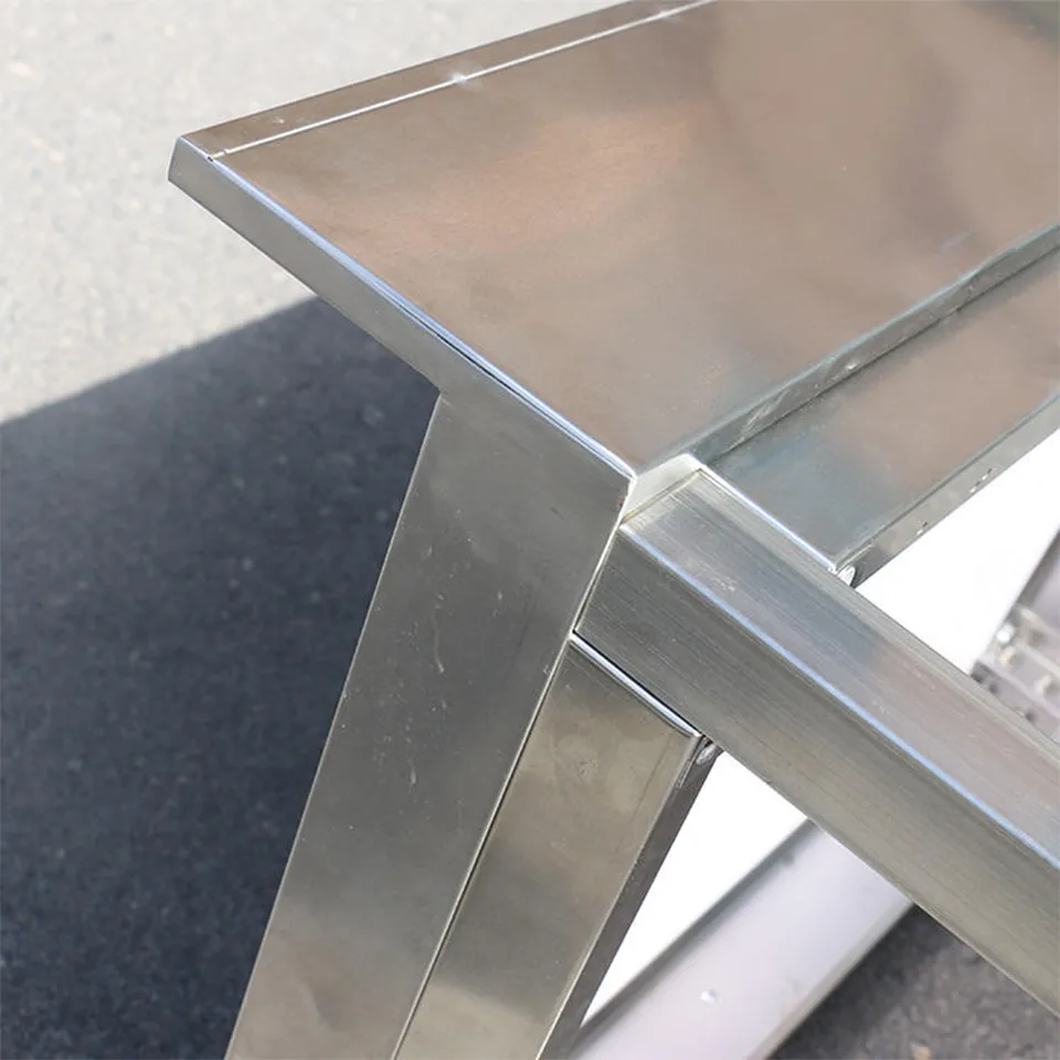 Detachable Two-Tier Stainless Steel Work Table for Commercial Kitchens