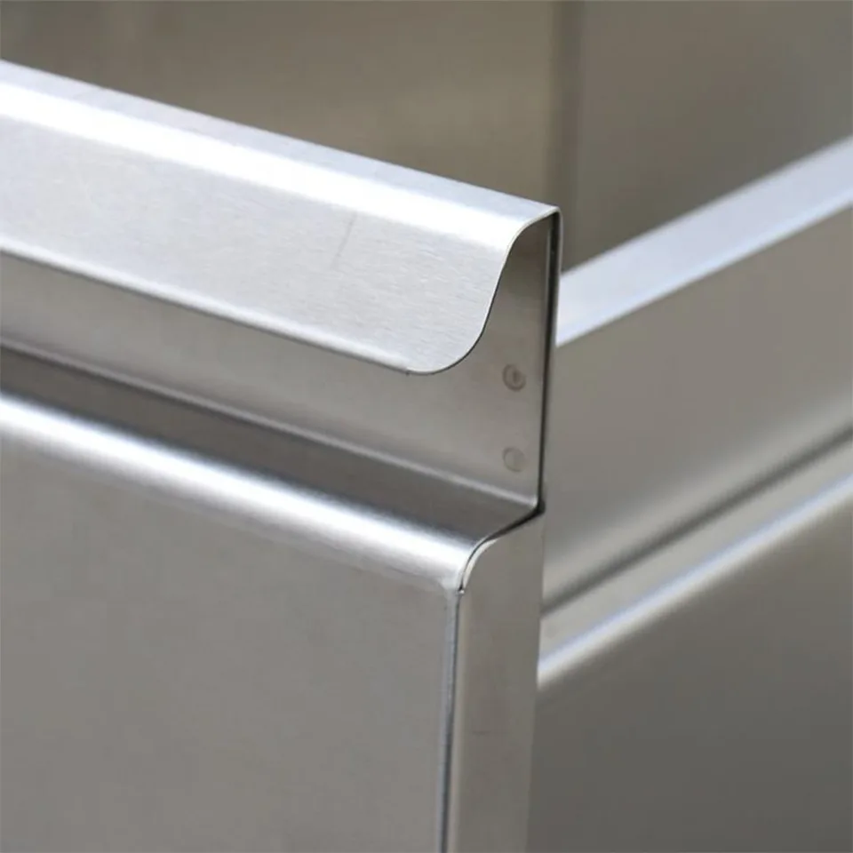 Stainless Steel Drawer Center Island Worktable for Commercial Kitchens