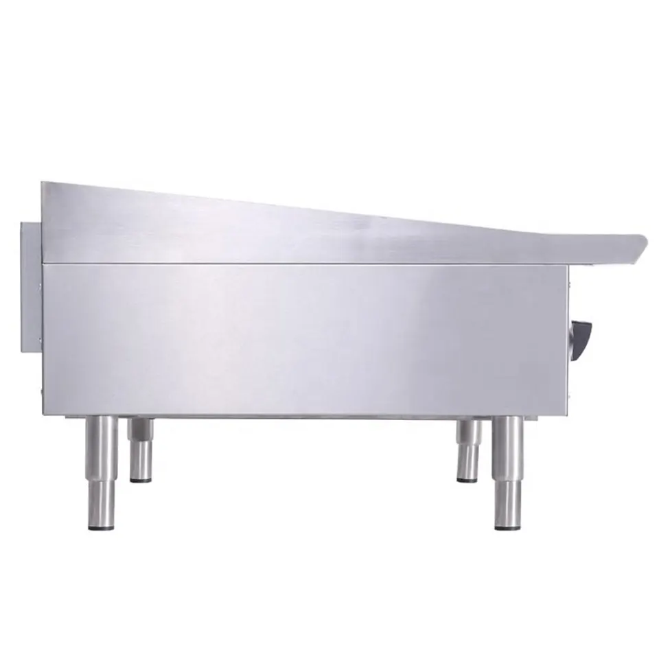 60" Pemanggang Gas E-RQP-60 / E-RQP-60A Grill Komersial Plat Tebal