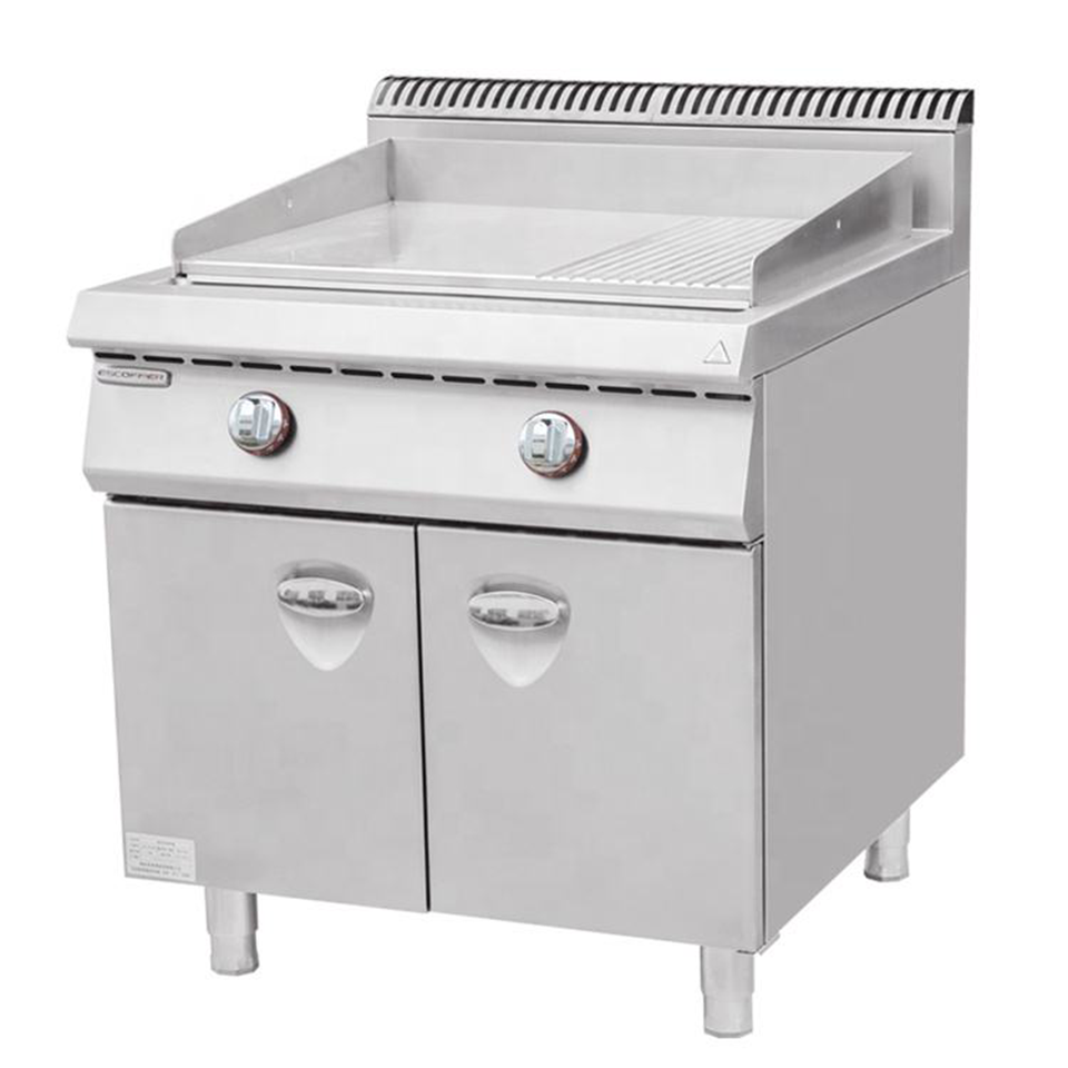 Gas Flat Griddle Commercial Model for Restaurant and Catering Kitchens XKE-RQP-900