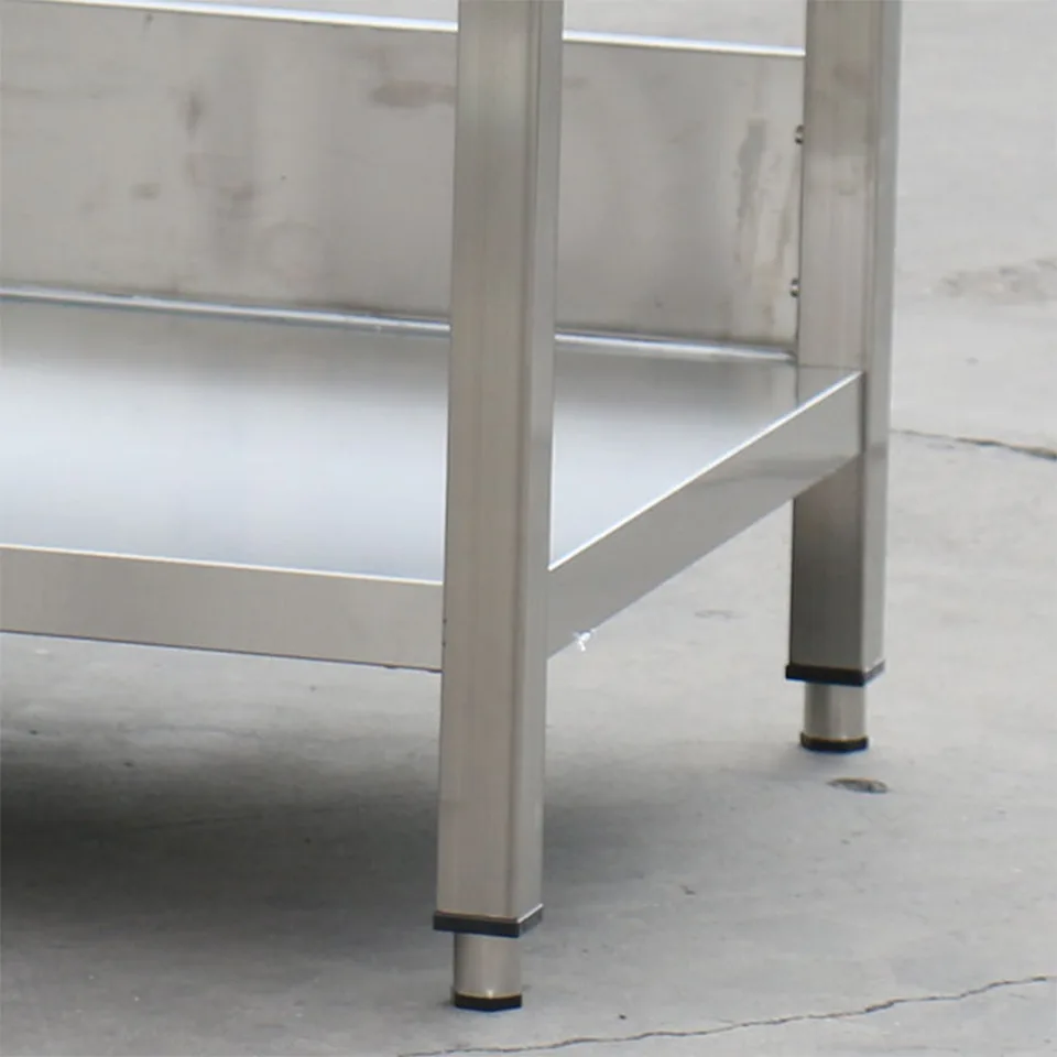Commercial Stainless Steel Sink ZZDSSZ with Drainboard and Lower Shelf