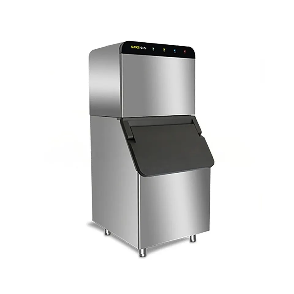 Máquina de gelo comercial SD-22 23kg por hora 220V, compacta para restaurantes