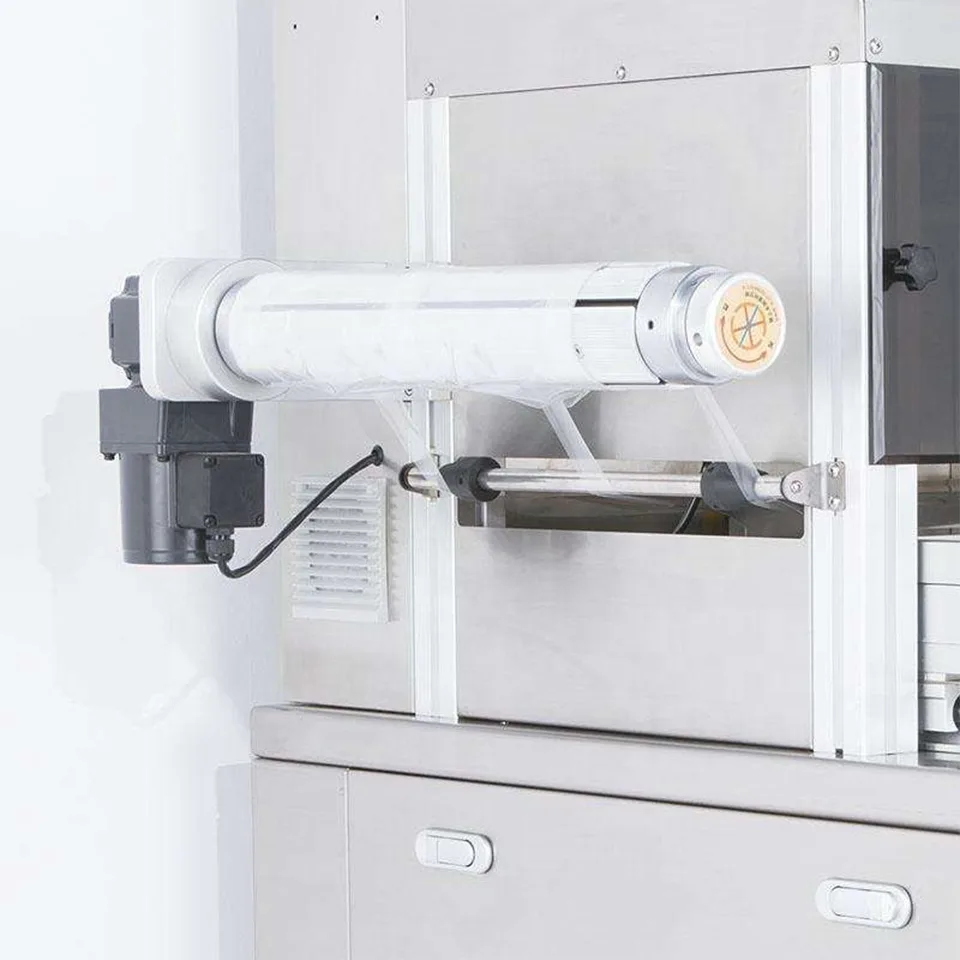 Commercial Vertical MAP Gas Flush Packaging Machine DQ370L-E 370mm Film