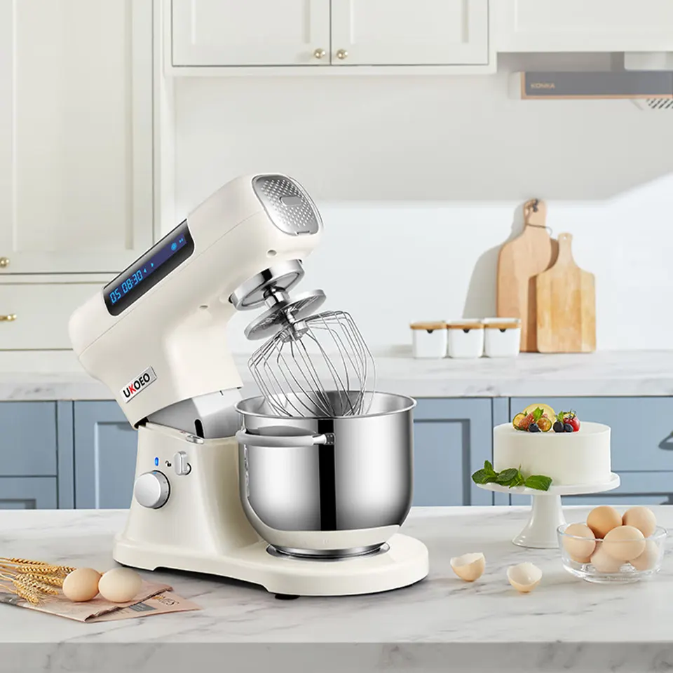 Batteur sur socle à commande tactile 11 vitesses Multifonction pour pâtisserie maison
