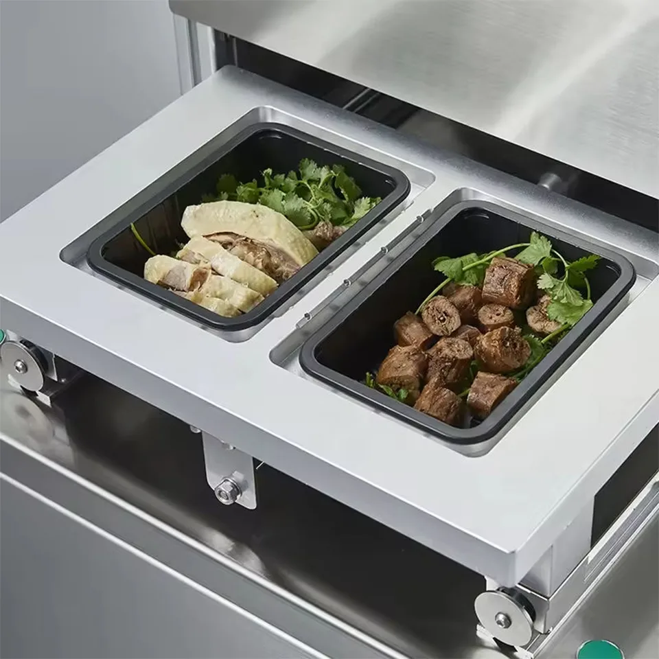 DQ305L-E Vertical MAP Gas Flush Packaging Machine 280mm Film