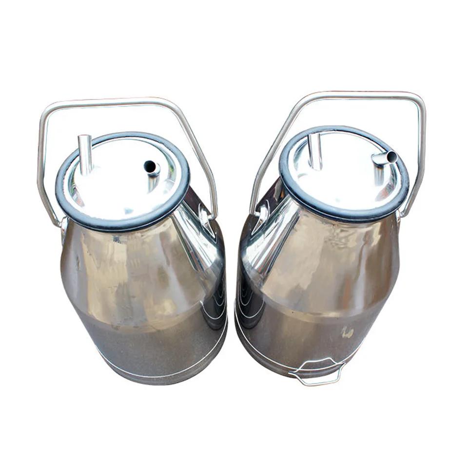 Vacuum Milking Machine Single or Double Bucket for Dairy Farms 10-24 Cows Per Hour