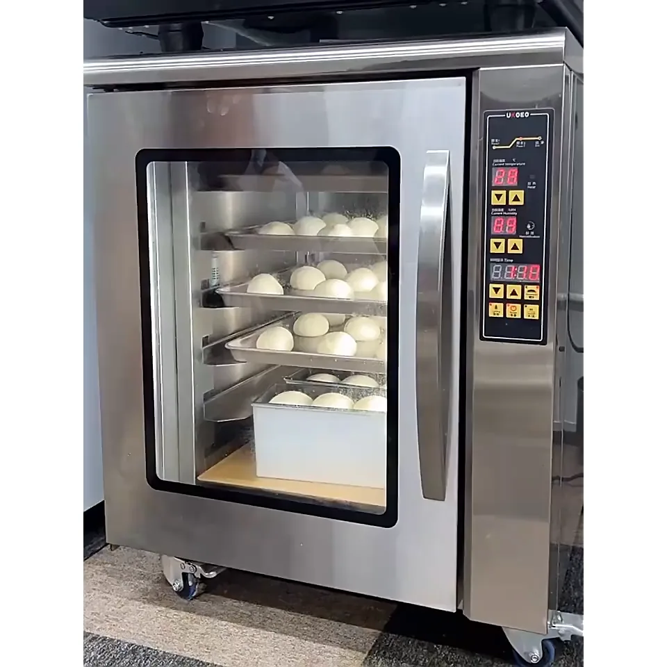 Fermentadora vertical de masa 150L con control electrónico de temperatura y niebla por aspersión