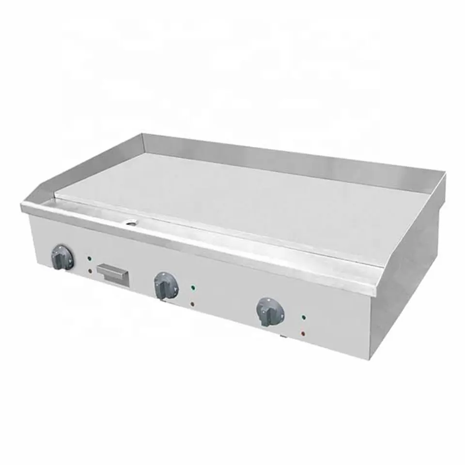 Pemanggang Gas Komersial 12" E-RQP-12 dengan Termostat untuk Restoran Kecil