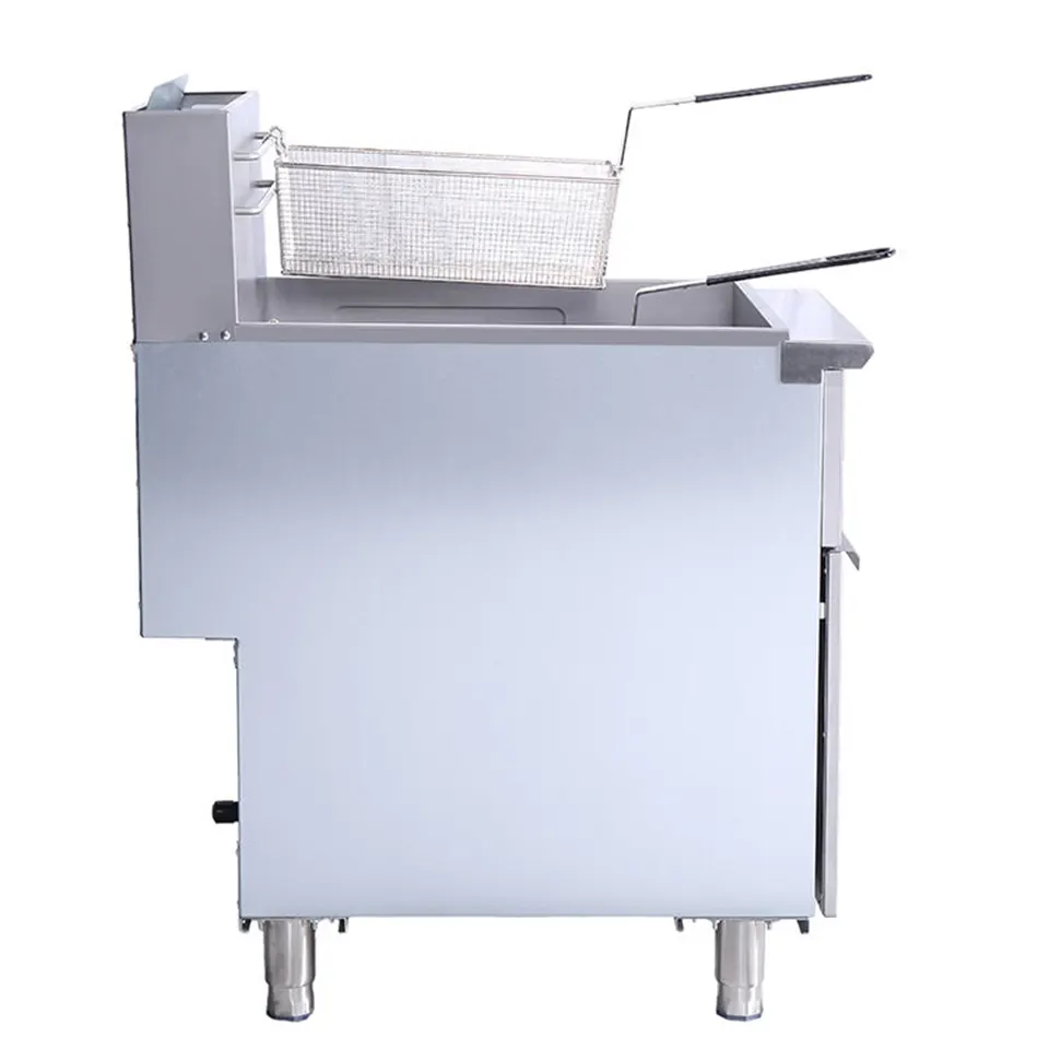 Penggoreng Gas Lima Pembakar Output Tinggi KB-F3S Ideal untuk Ayam Goreng