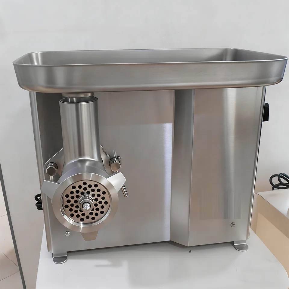 Commercial Tabletop Meat Grinder 100–300kg/h 1100W 220V Stainless Steel 4 Plates