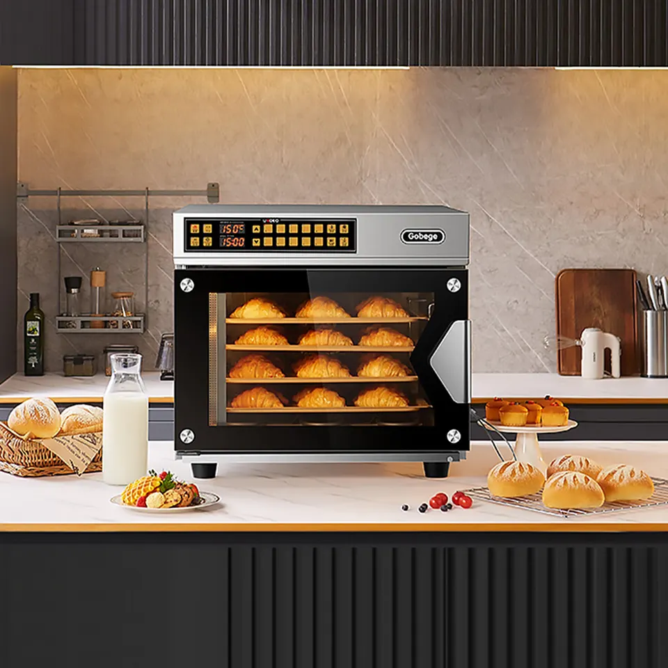7A 62L Four vapeur à convection 3-en-1 pour cuisson vapeur, pâtisserie et rôtissage