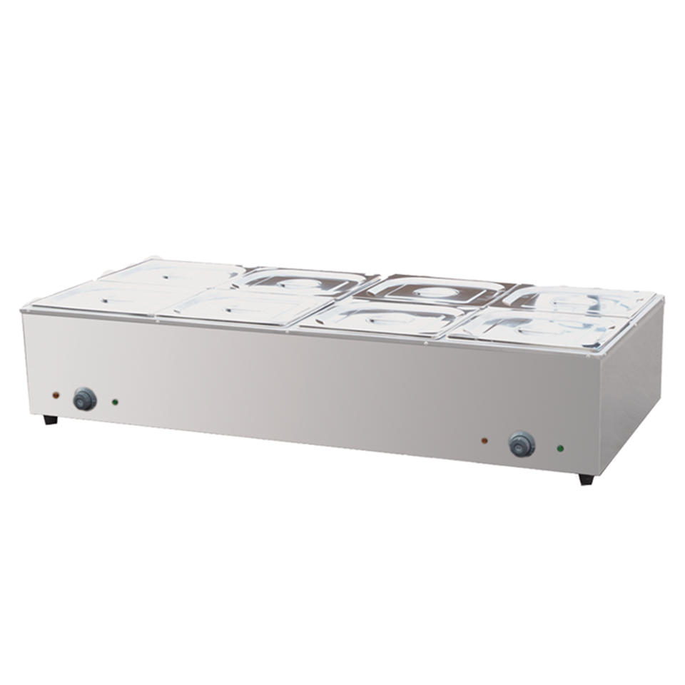 E-DT-600 Bain Marie Buffet Hot Soup Food Warmer Stainless Steel