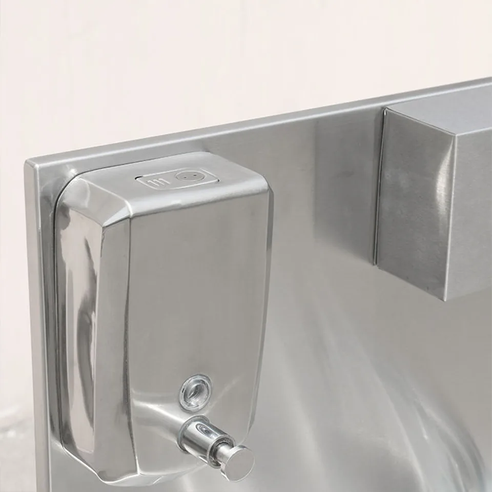 Stainless Steel Knee-Operated Hand Wash Sink XTSC-SP Single Bowl for Kitchens