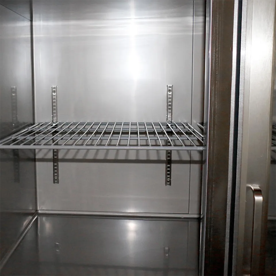 Single Door Commercial Upright Freezer 461L Stainless Steel for Catering Kitchen