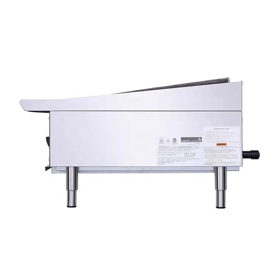 Grill Gas Komersial E-RQH-12 Kuasa Tinggi 10.3kW Keluli Tahan Karat Memasak