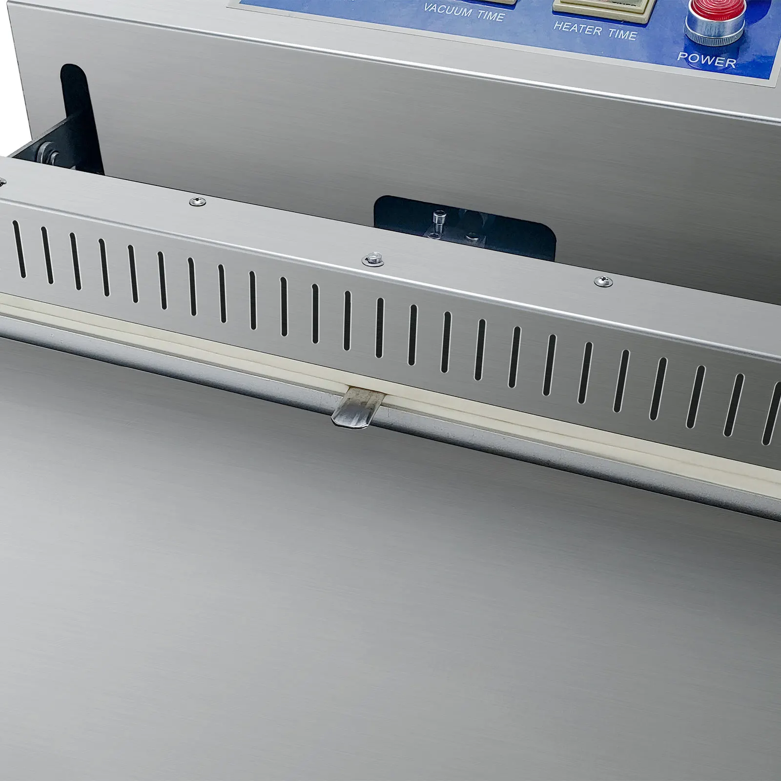 Seladora a Vácuo Externa 600mm 900W Industrial Aço Inoxidável Máquina de Embalagem