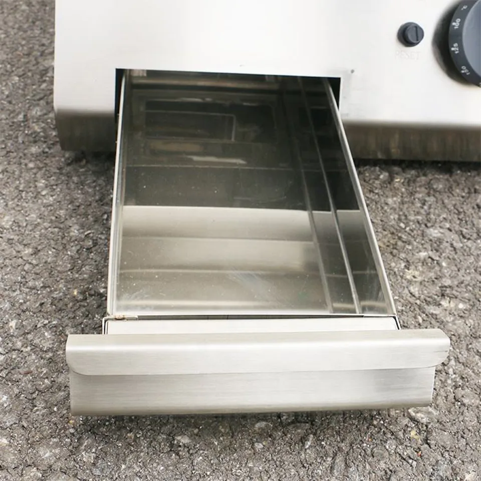 E-RQP-700X Tabletop Gas Grill Compact Stainless Steel for Restaurants