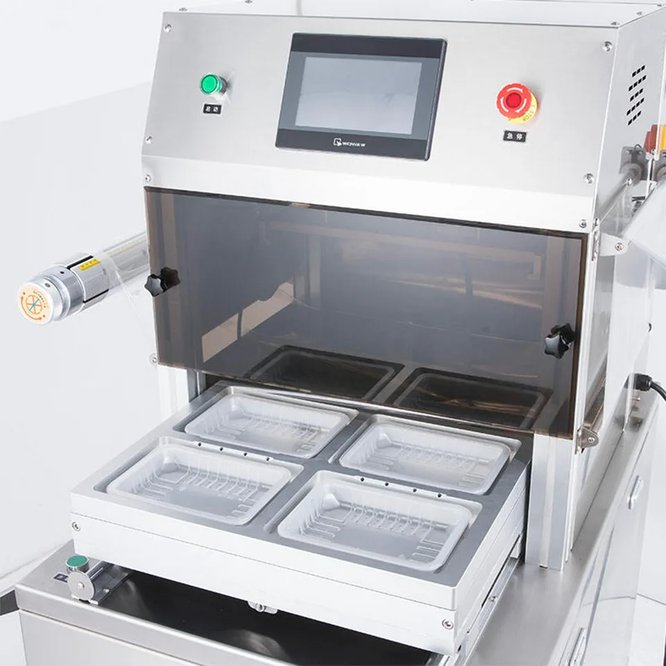 Automatic Vertical MAP Vacuum Packaging Machine DQ370L-V Gas Flush 370mm Film