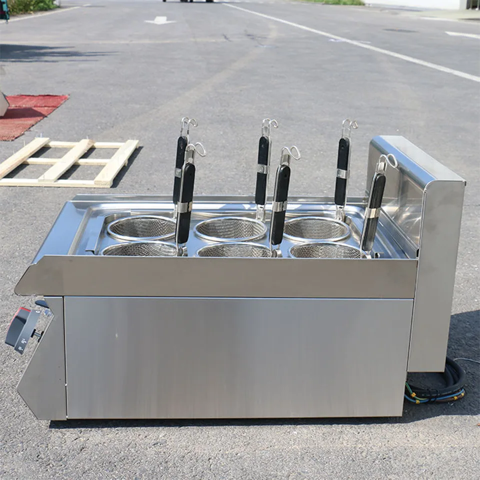 Газовый котел для варки лапши E-RQM-400X, коммерческий, из нержавеющей стали, для больших объемов