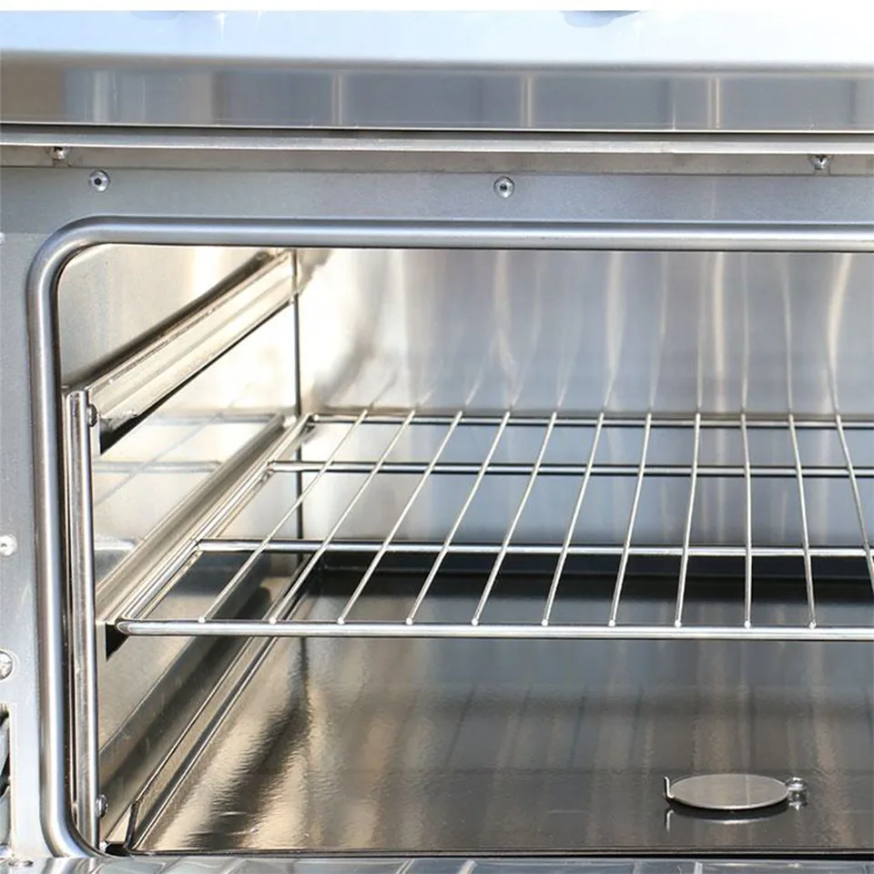 High-Power Gas Range E-RQB-700-6AG Stainless Steel 38.8kW Commercial Cooker