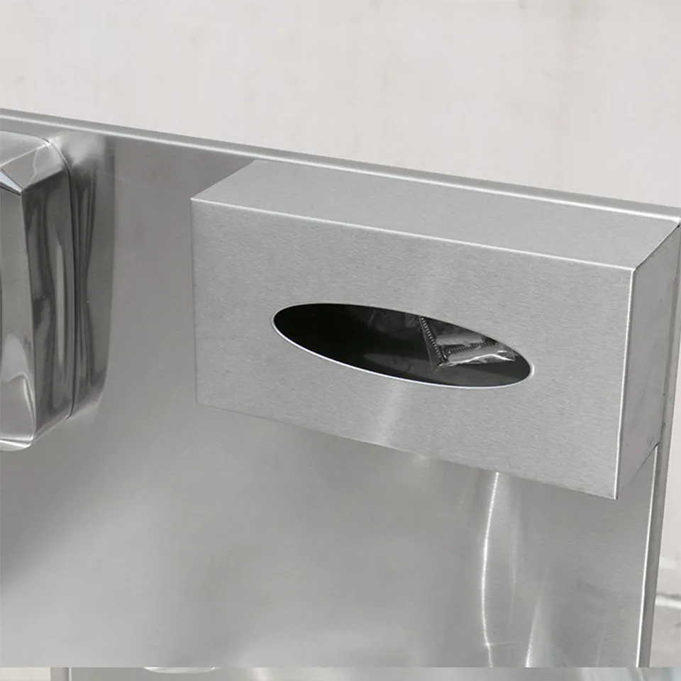 Stainless Steel Knee-Operated Hand Wash Sink XTSC-SP Single Bowl for Kitchens