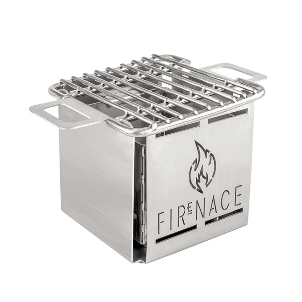 X-8 Lava Rock Grill Gas Countertop Adjustable 300-400°C Stainless Steel