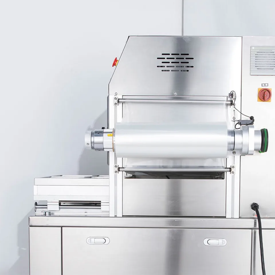 Commercial Vertical MAP Gas Flush Packaging Machine DQ370L-E 370mm Film