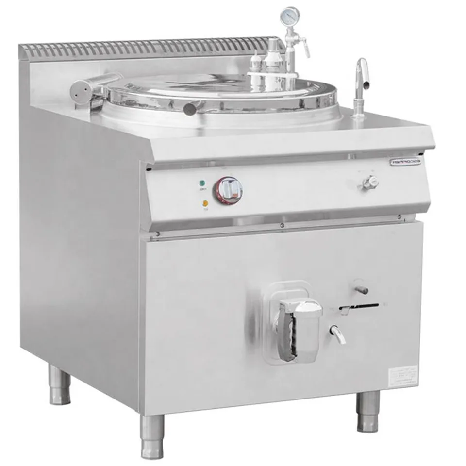 Professional Gas Boiling Pot 120L High Volume Soup and Stock Cooking