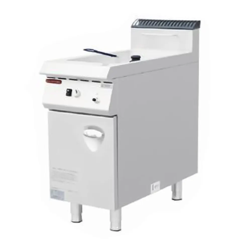 Penggoreng Dalam Gas Komersial HKE-DZ-900S 15.5kW Keluli Tahan Karat 17-20L